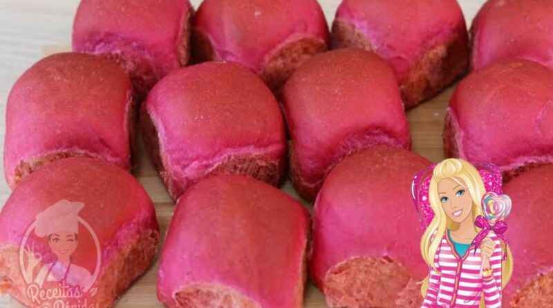 Pão Rosa da Barbie