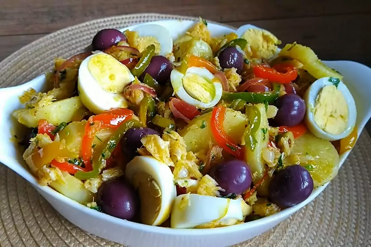 Salada Fácil de Bacalhau