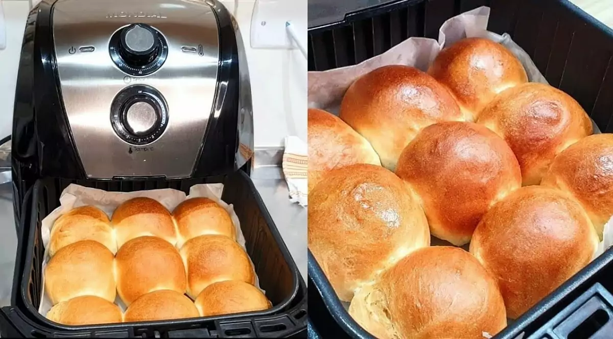 Pão na AirFryer