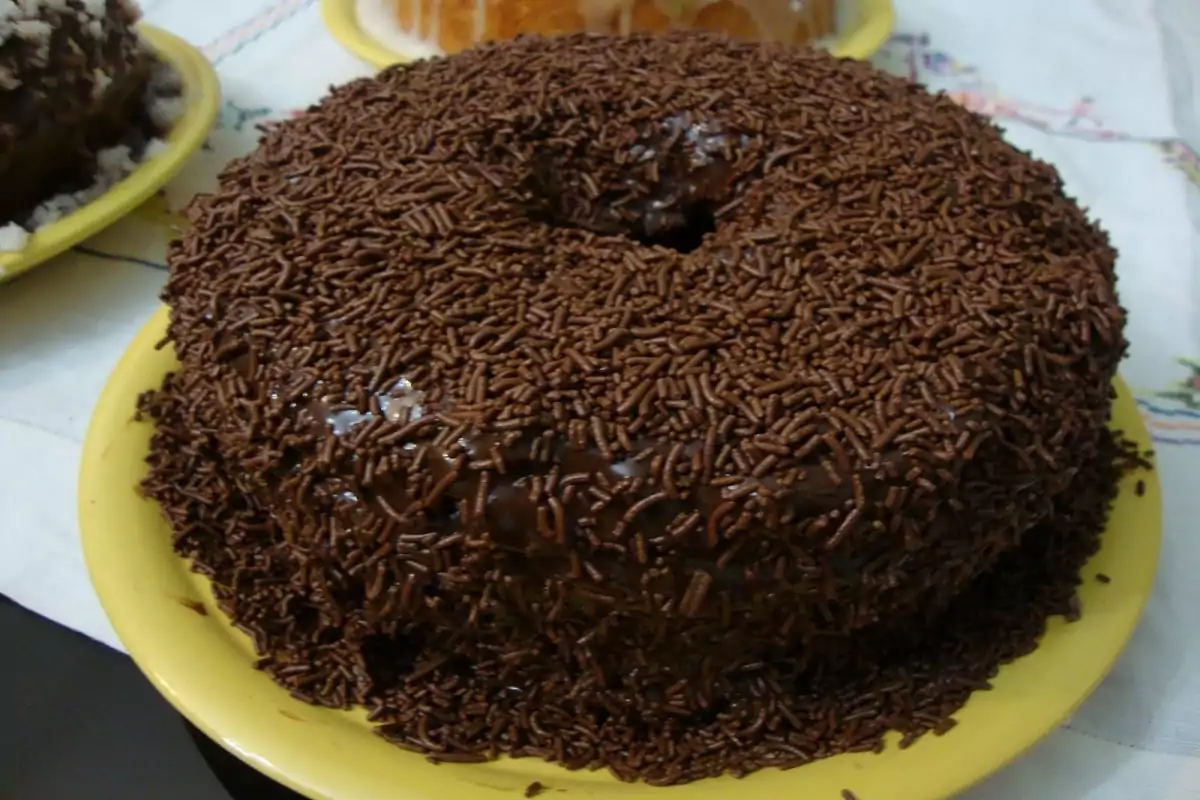 Bolo de Chocolate na Airfryer em 45 minutos