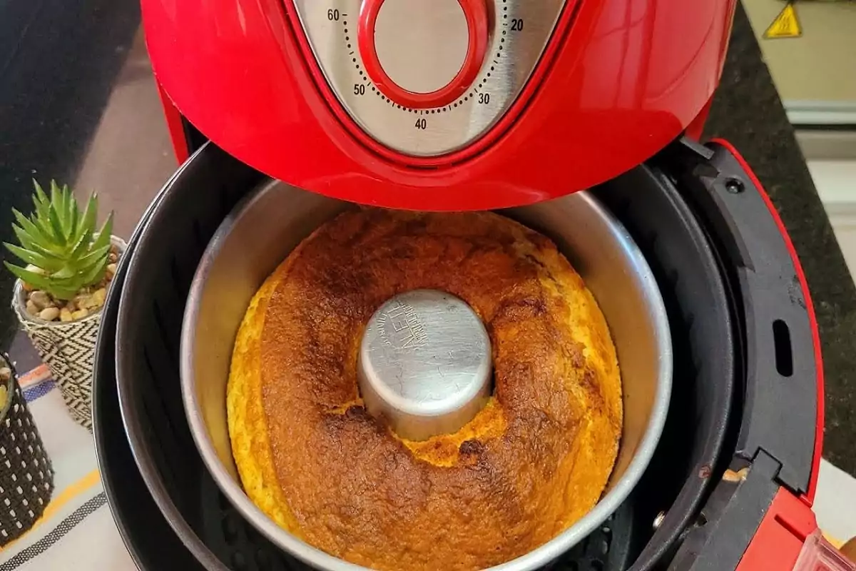 Bolo de Milho na AirFryer em 35 minutos