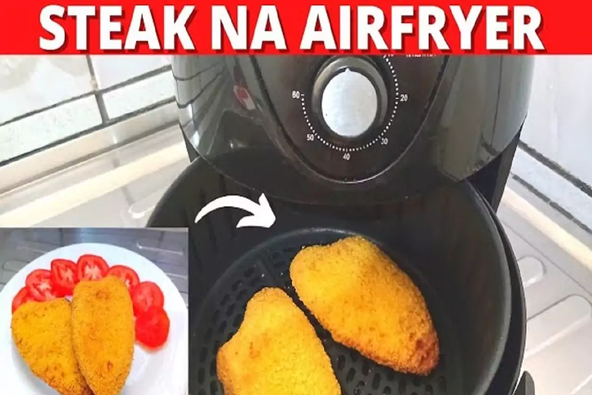 Steak de Frango na Airfryer