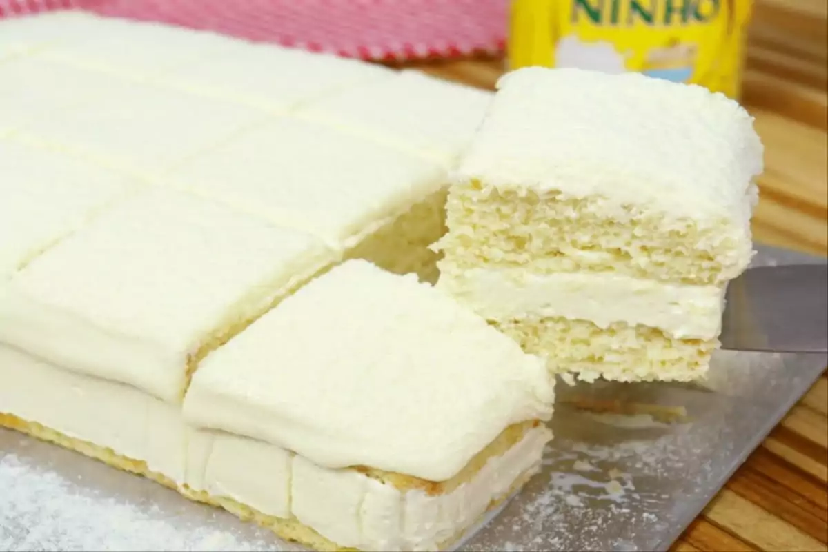 Bolo de Leite Ninho