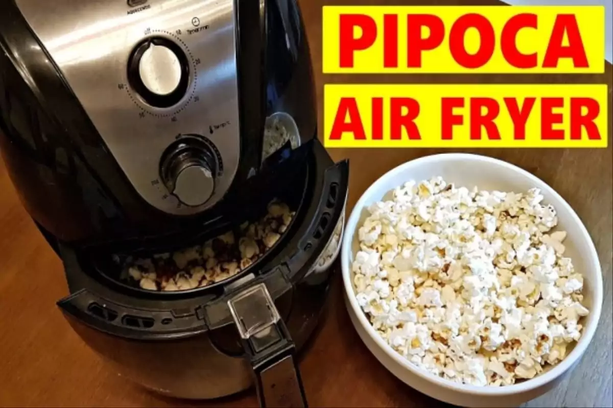 Pipoca na Airfryer