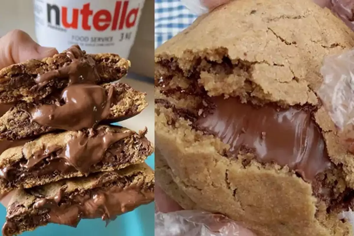 Cookie de Nutella Recheado