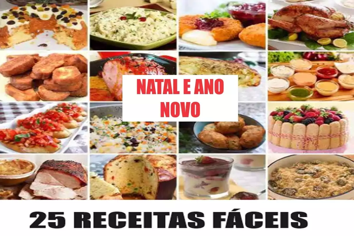 25 Receitas Fáceis Para o Natal e Ano Novo